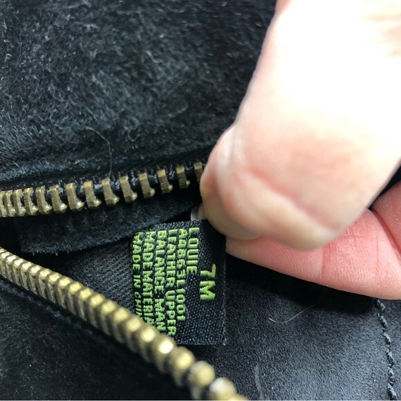 Sam Edelman 7 Louie black suede fringe western booties fall boots size 7 - Picture 7 of 7